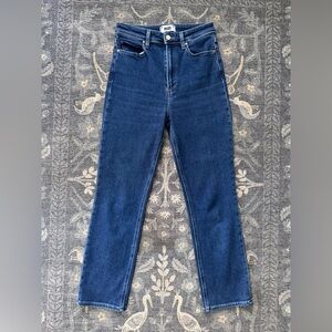 PAIGE High Rise Cindy Deep Blue Jeans